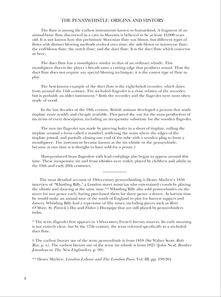 The Bill Ochs Tin Whistle Handbook Tin Whistle scores gallery preview page 5