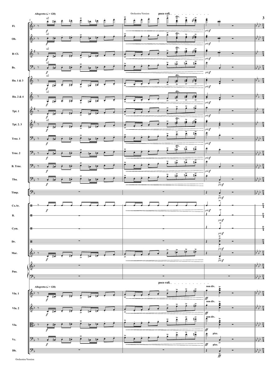 La Passerella Di Addio Full Orchestra scores gallery preview page 4