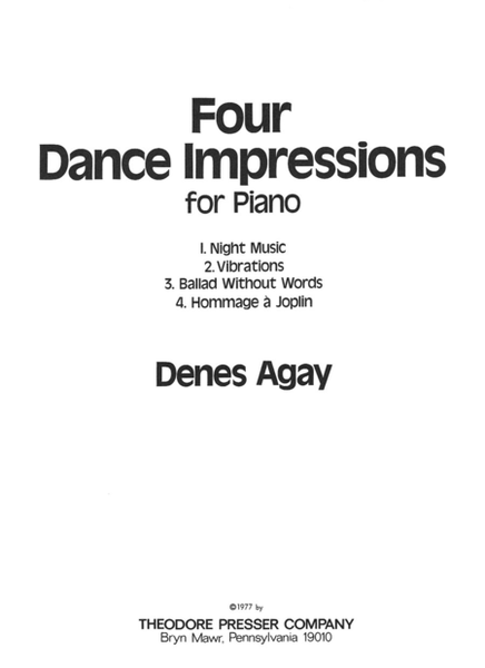 Four Dance Impressions