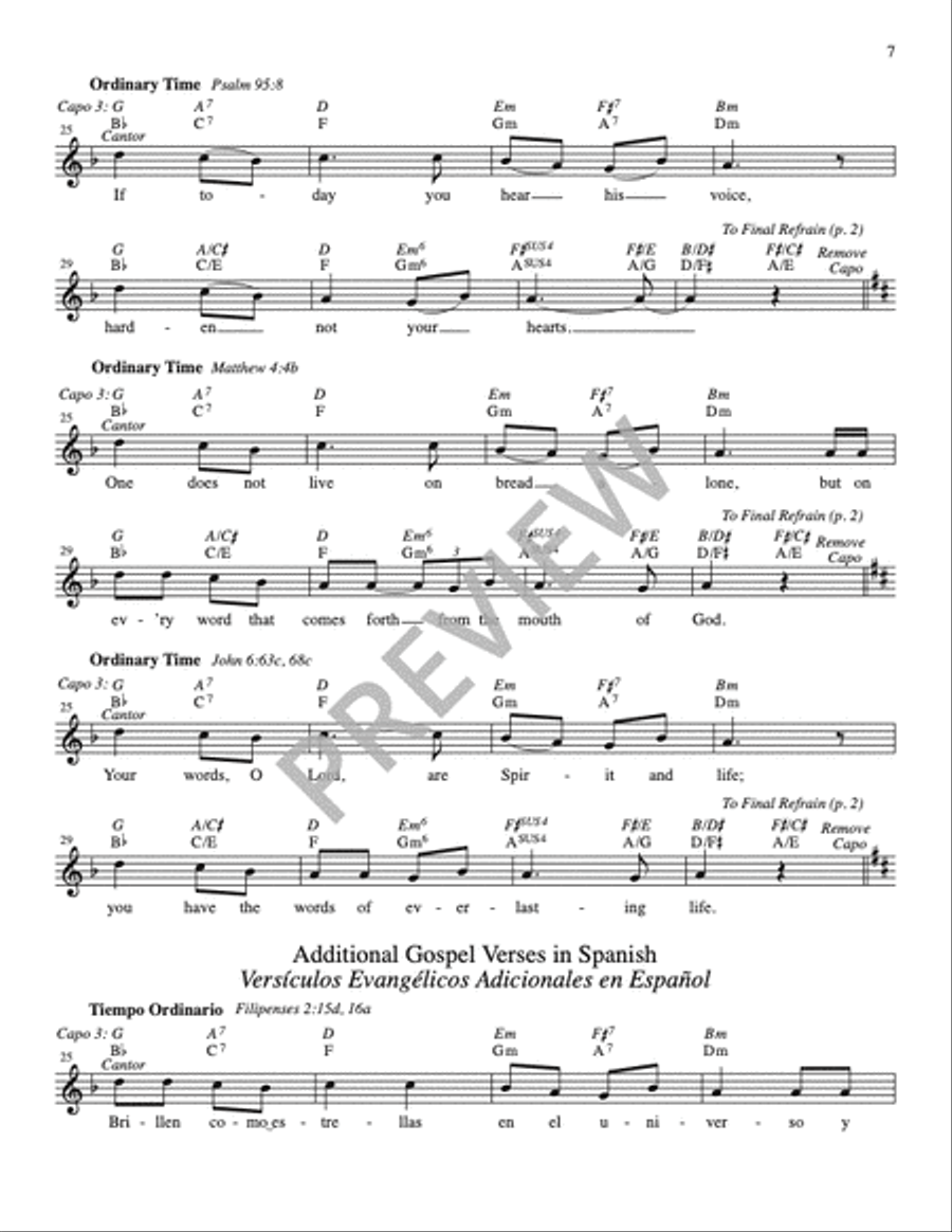 Franciscan Alleluia - Guitar edition Guitar scores gallery preview page 8