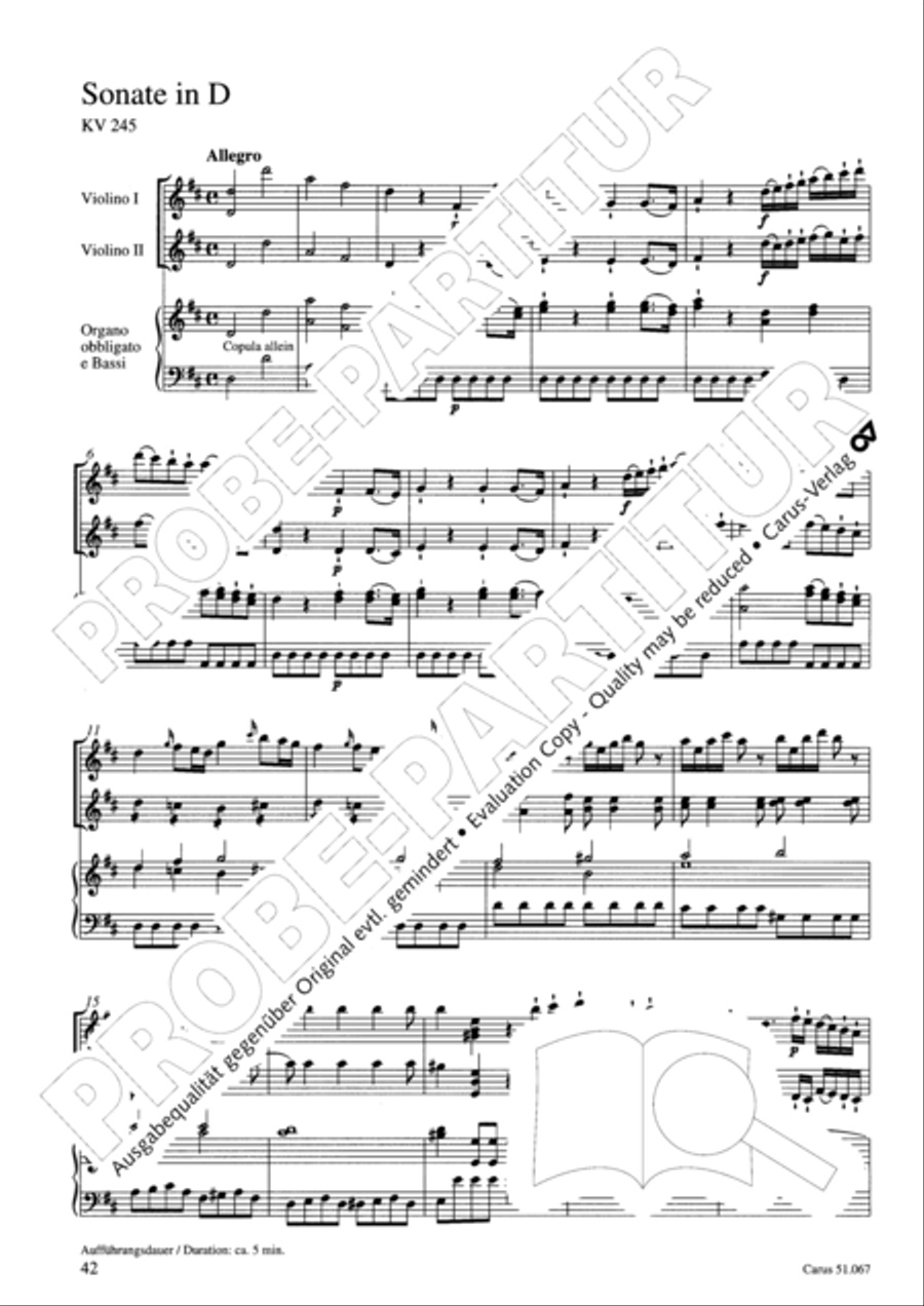 Church Sonatas Church Sonatas Collection / Songbook scores gallery preview page 43
