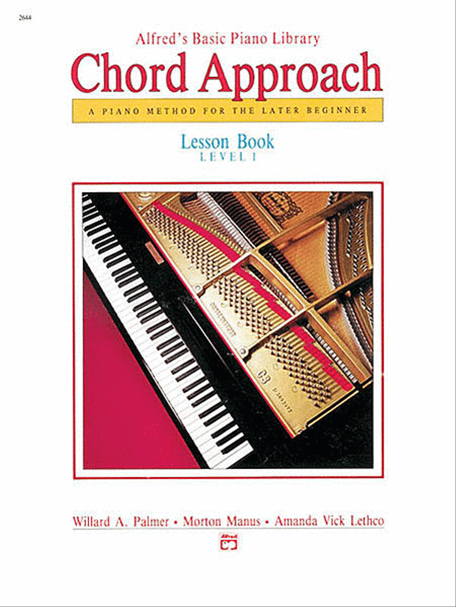 Alfred's Basic Piano Chord Approach Lesson Book, Book 1 Piano Method scores gallery preview page 1