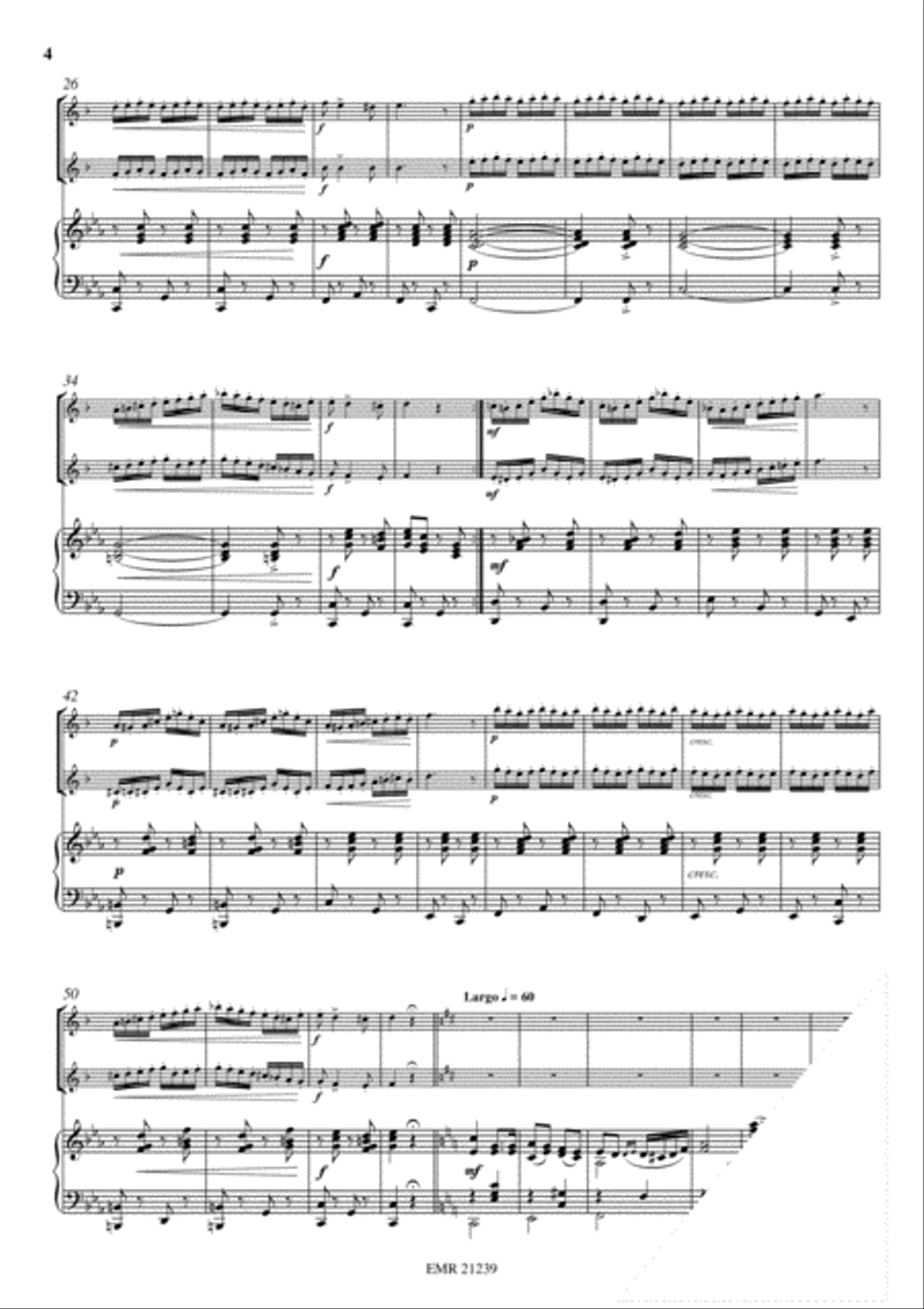 Csardas Clarinet Duet scores gallery preview page 4