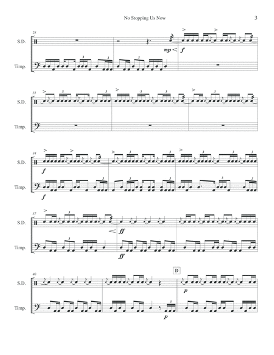 No Stopping Us Now Chamber Music scores gallery preview page 4
