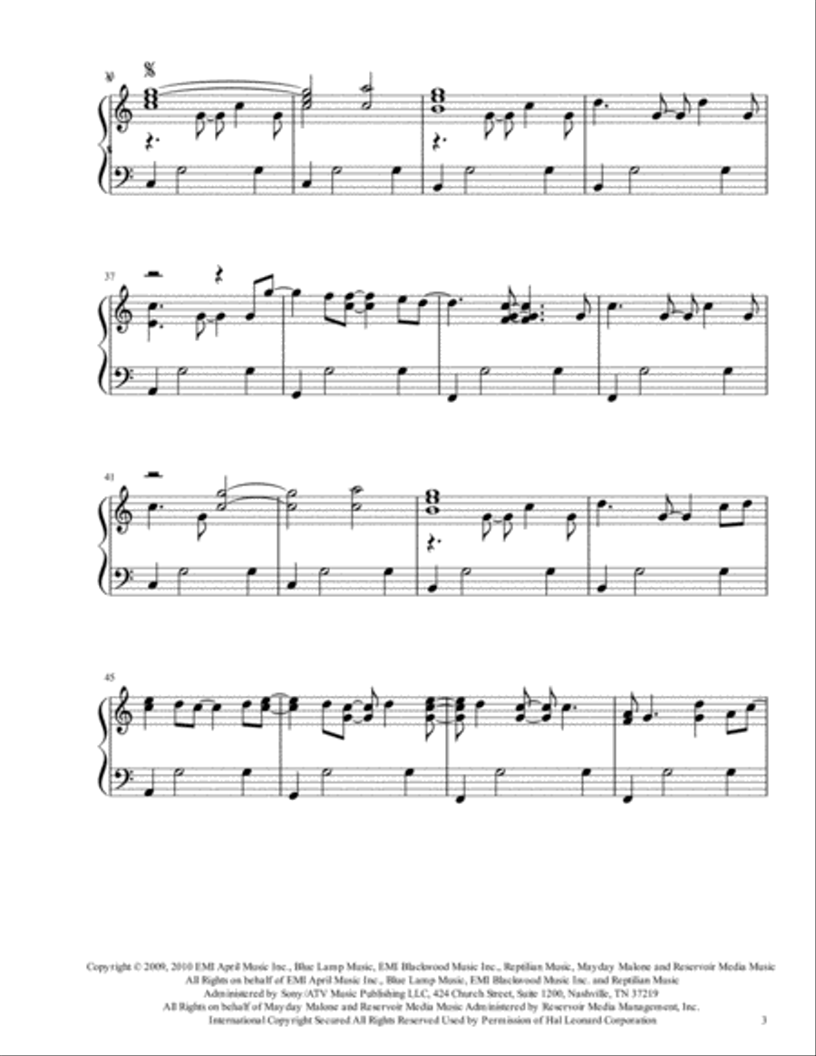 Marry Me Harp scores gallery preview page 3