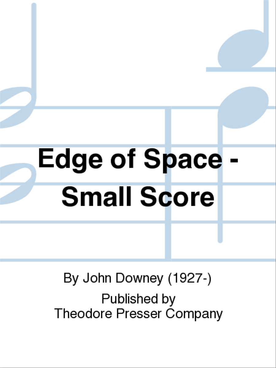 Edge Of Space - Small Score Orchestra scores gallery preview page 1