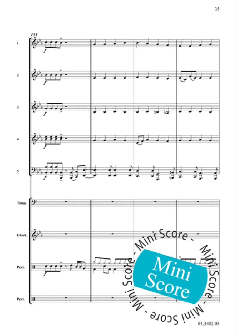 The Great Beethoven Bonanza Concert Band scores gallery preview page 39