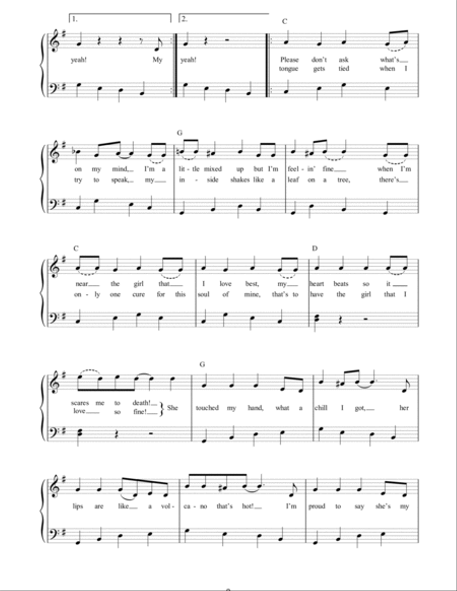 All Shook Up All Shook Up Easy Piano scores gallery preview page 2