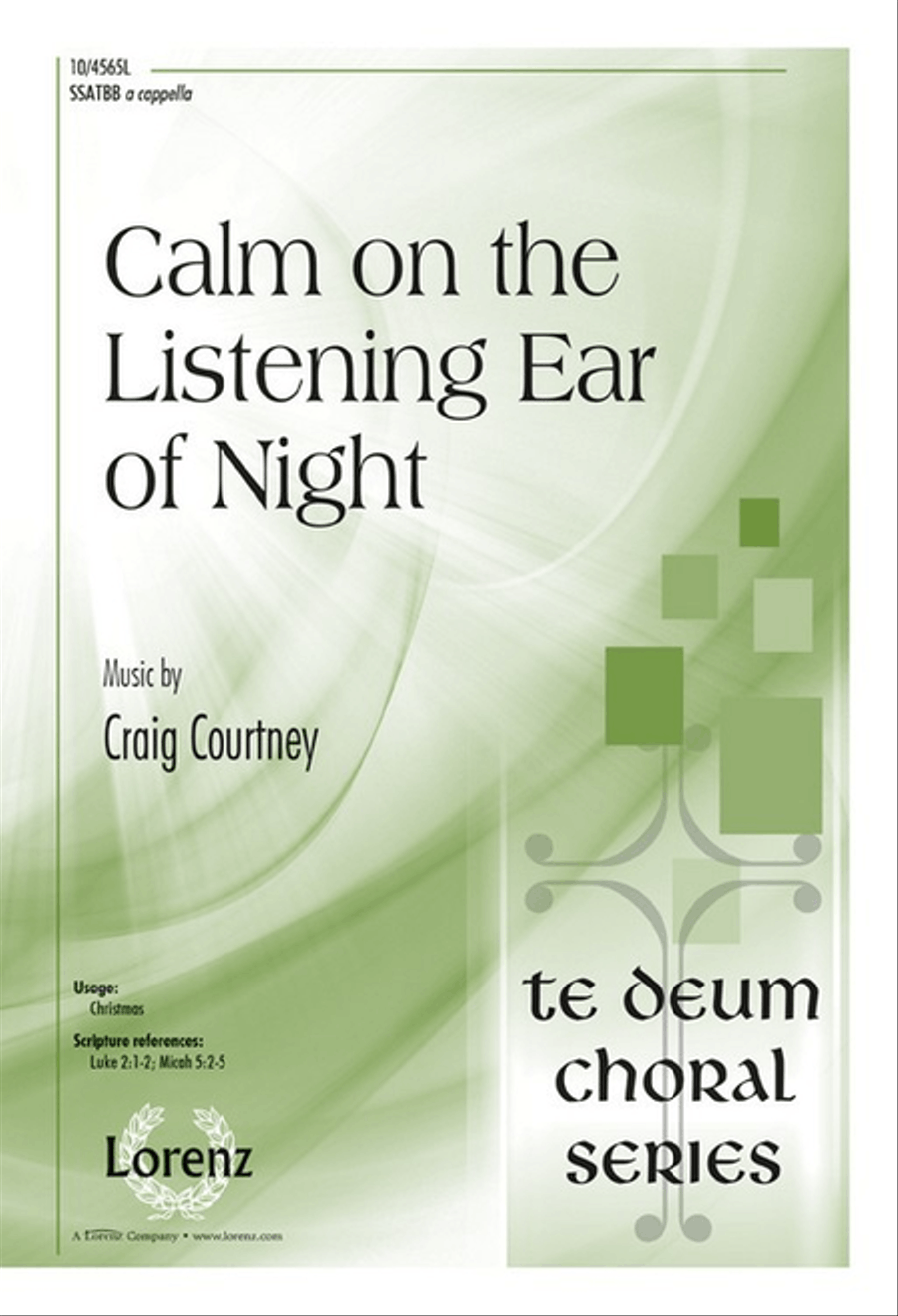 Calm on the Listening Ear of Night A Cappella scores gallery preview page 1