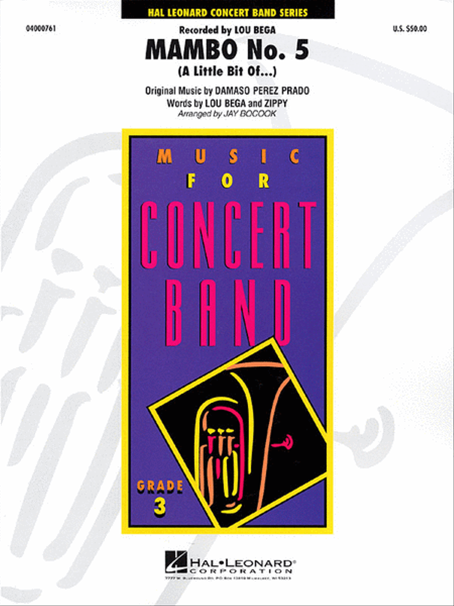 Mambo No. 5 Concert Band scores gallery preview page 1