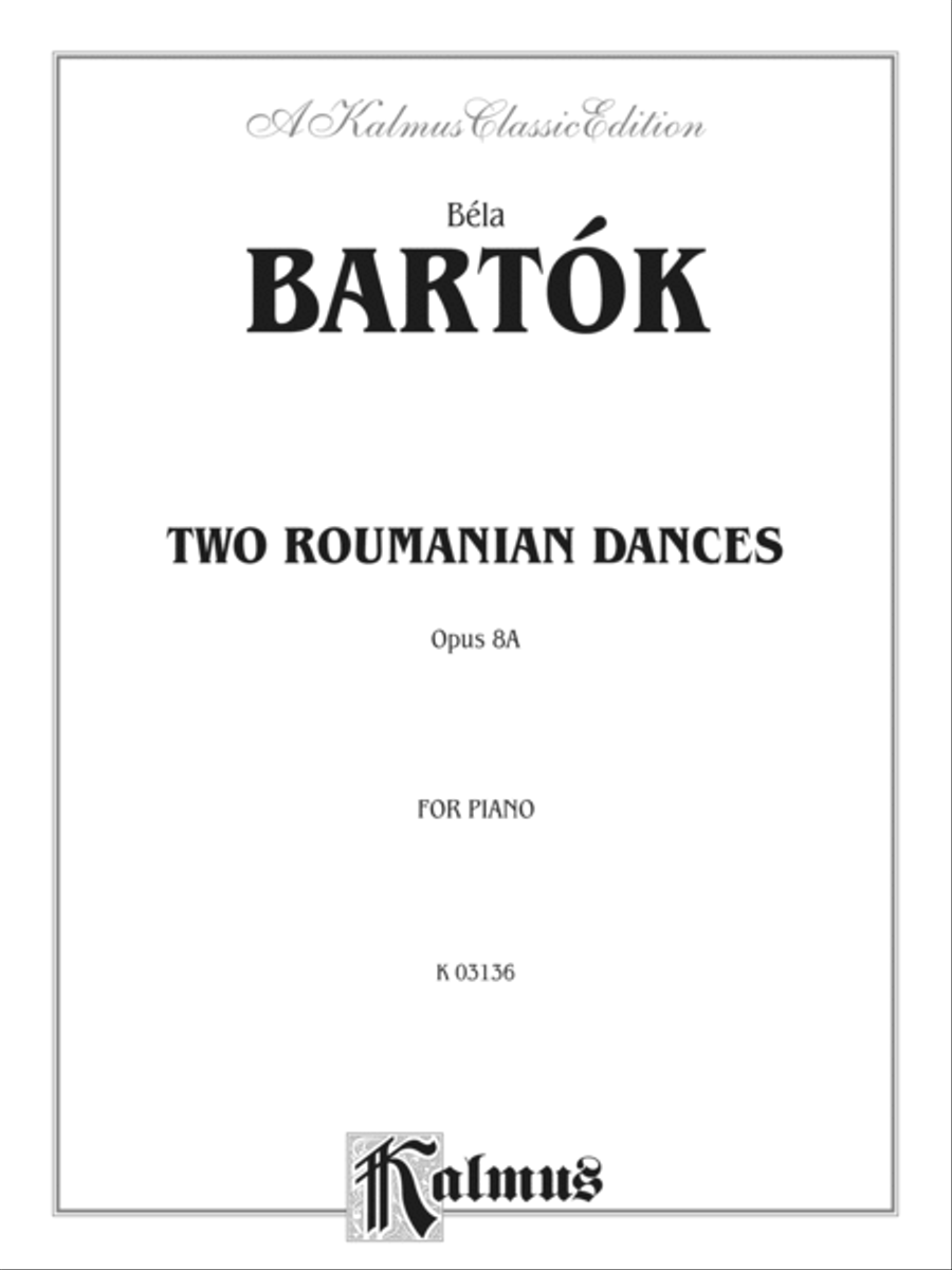 Two Roumanian Dances, Op. 8A Small Ensemble scores gallery preview page 2