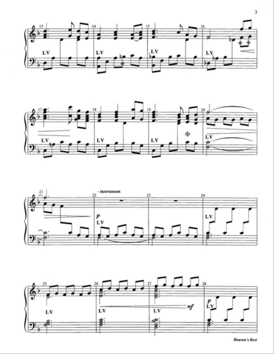 Heaven's Rest 5-Octaves scores gallery preview page 9