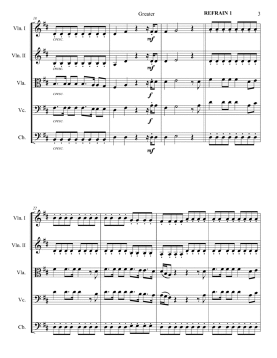 Greater Greater String Quintet scores gallery preview page 5