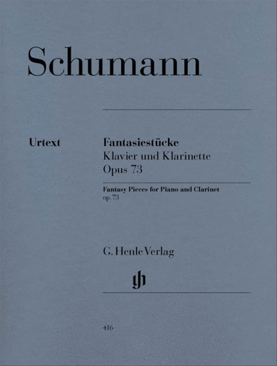 Fantasy Pieces, Op. 73 Clarinet Solo scores gallery preview page 1