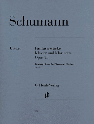 Book cover for Fantasy Pieces, Op. 73