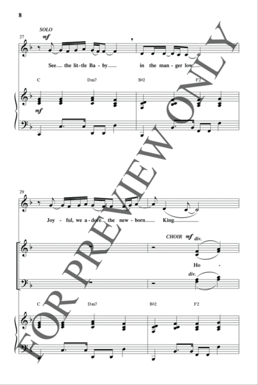 We Sing Noel - Choral Book Choir scores gallery preview page 9