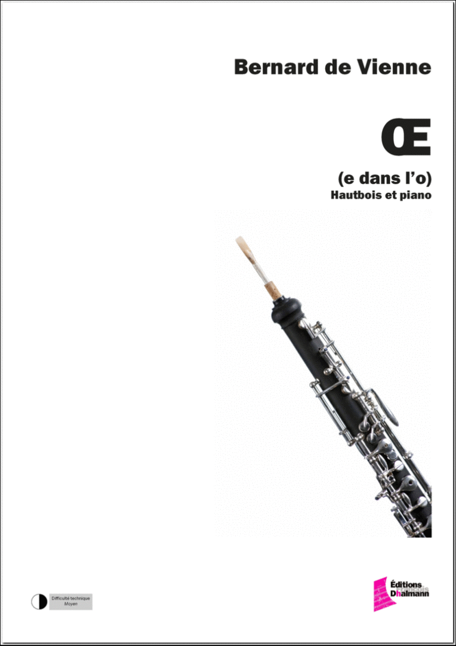 Oe (e dans l'o). Hautbois et piano Piano scores gallery preview page 1