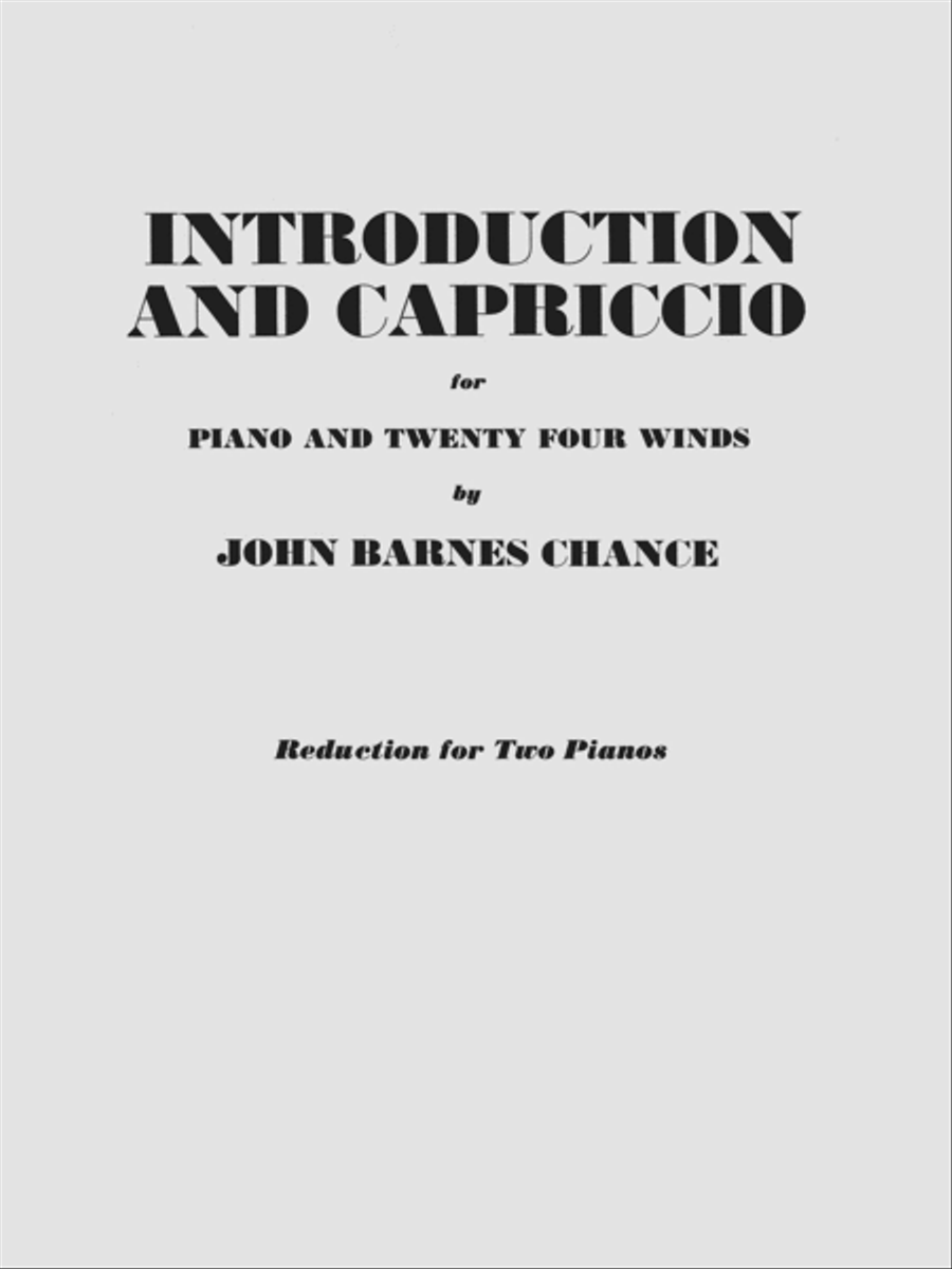 Introduction and Capriccio Piano Solo scores gallery preview page 1