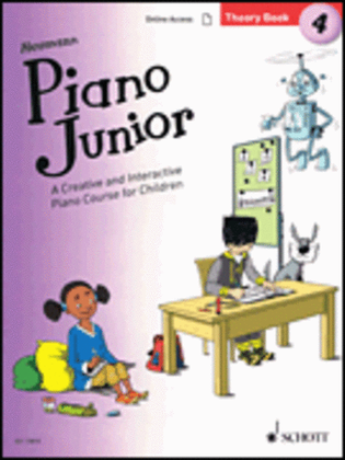 Book cover for Piano Junior: Theory Book 4