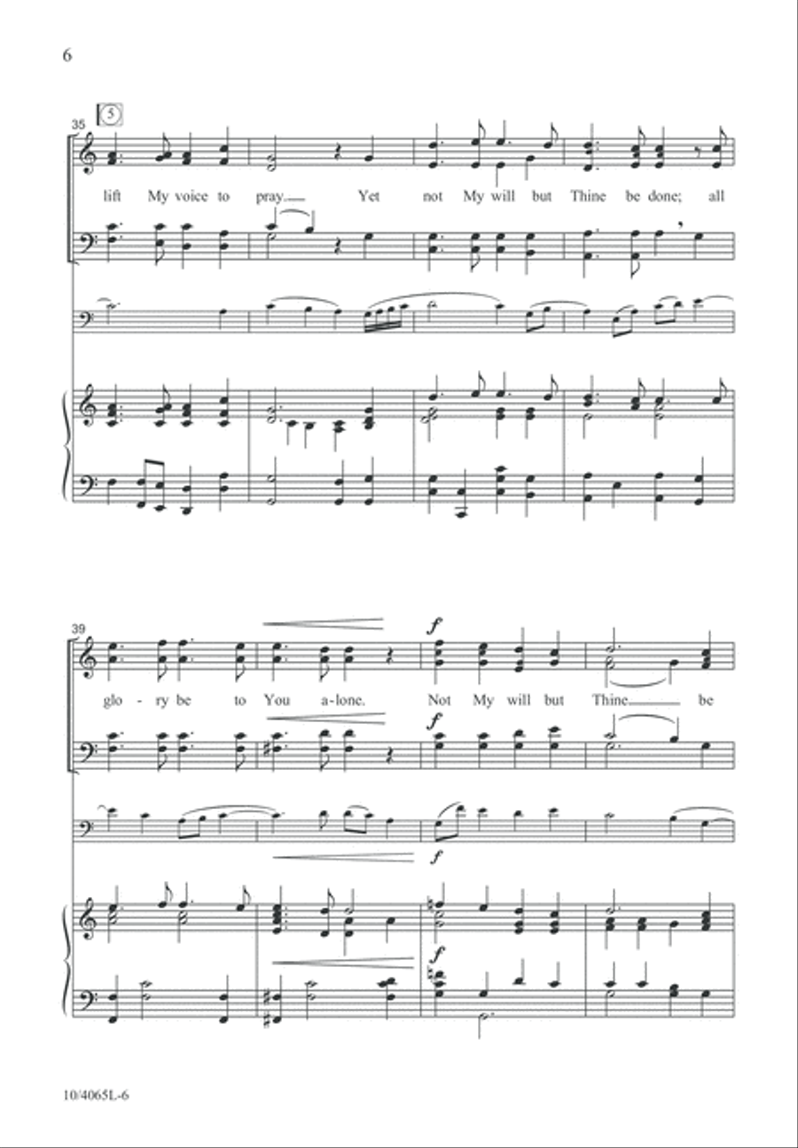 Cup of Sorrow 4-Part scores gallery preview page 7