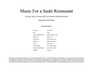 Book cover for Music For A Sushi Restaurant