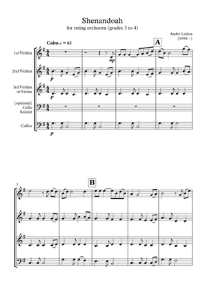 Shenandoah (Grade 3-4 String Orchestra)