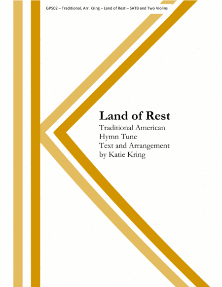 Land of Rest - SATB with Two Violins image number null