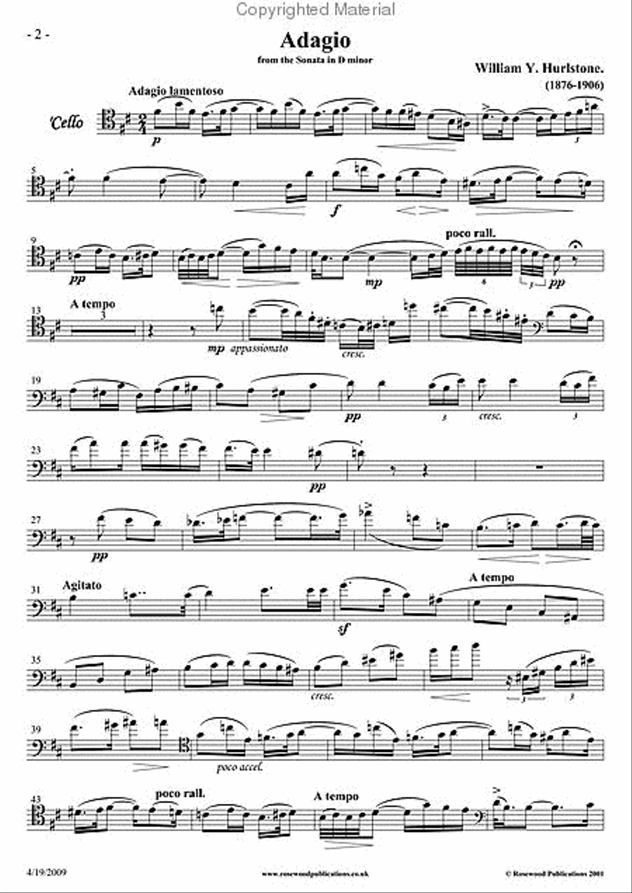 Adagio A Clarinet scores gallery preview page 4