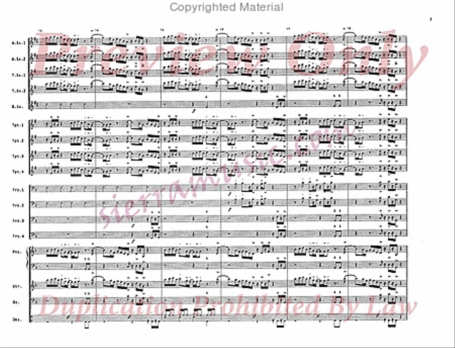 Rooster Parade Big Band scores gallery preview page 4