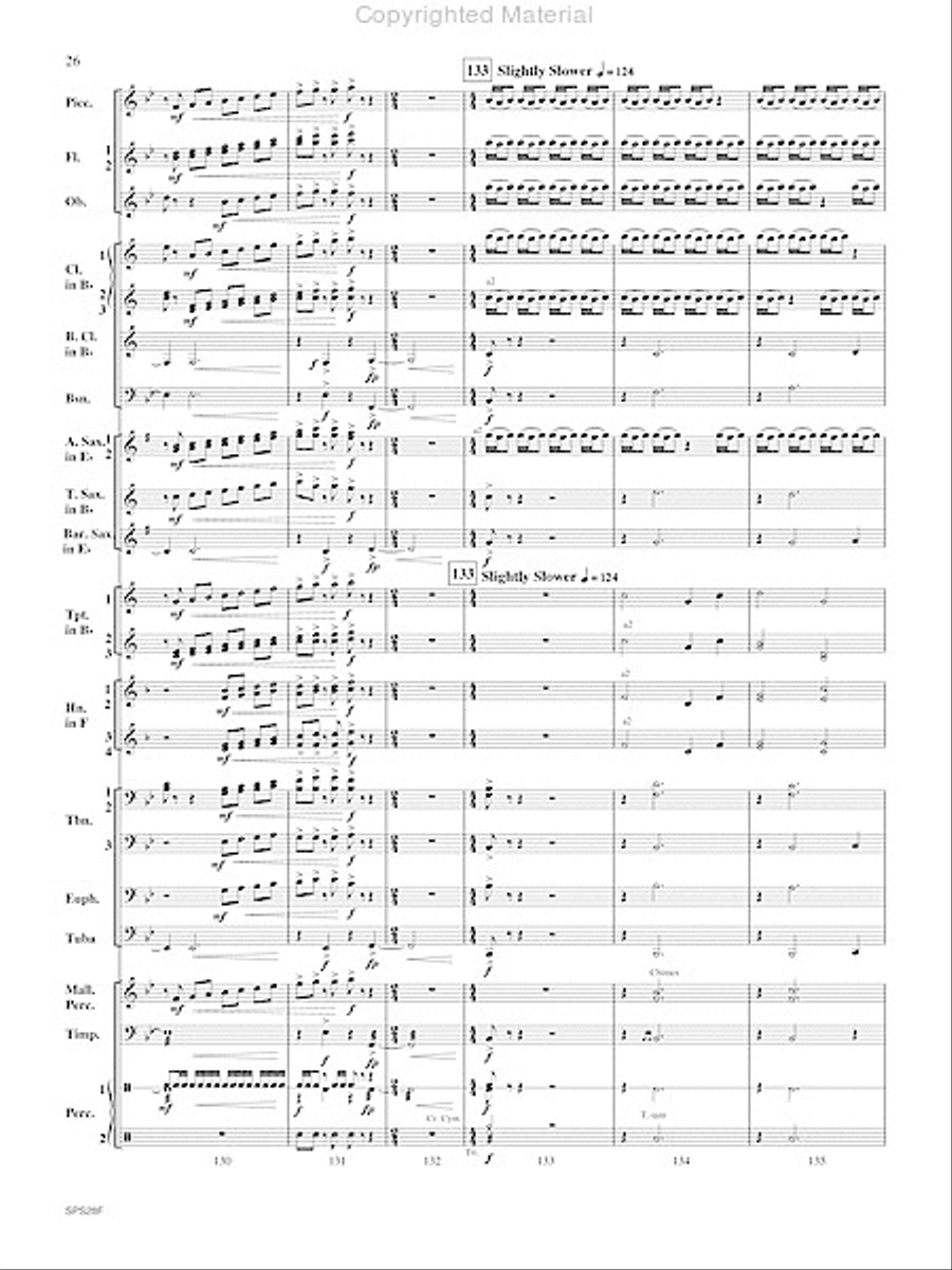 Holiday Portraits Concert Band scores gallery preview page 27