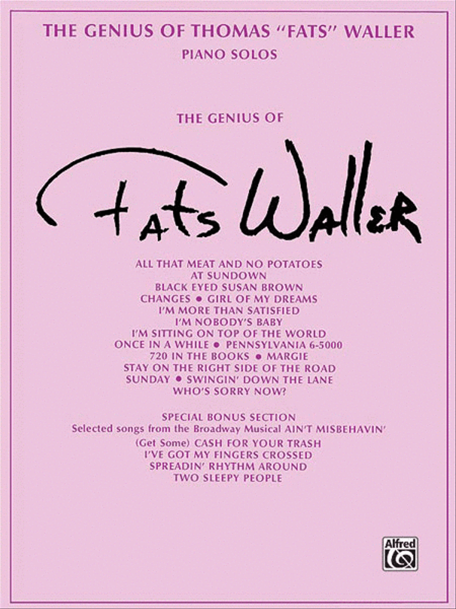 The Genius of Thomas Fats Waller Piano Solo scores gallery preview page 1
