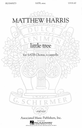 Book cover for little tree (from Chansons Innocentes)
