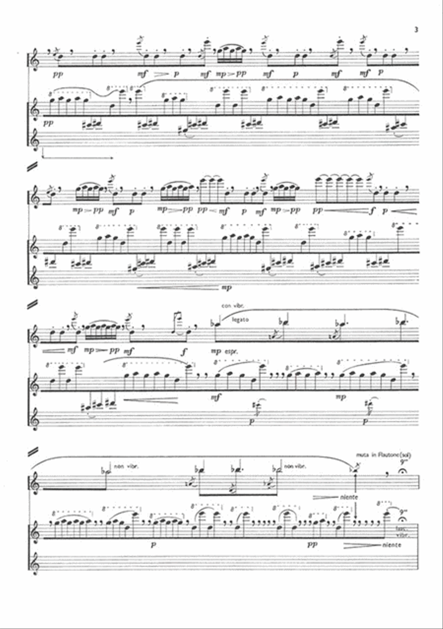Impressioni Impressioni Flute scores gallery preview page 3