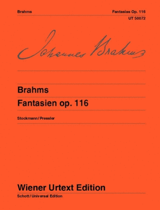 Book cover for Fantasies Op. 116