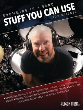 Book cover for Drumming in a Band – Stuff You Can Use