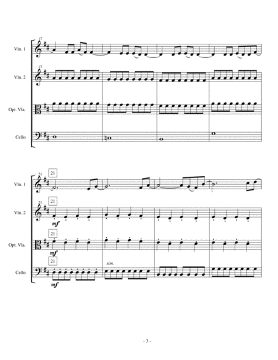 Firework String Trio scores gallery preview page 3