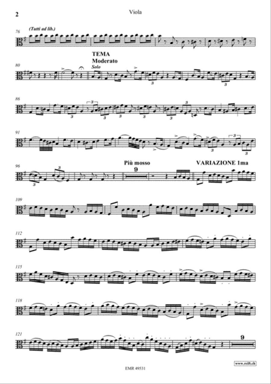Concerto No. 2 Viola scores gallery preview page 3