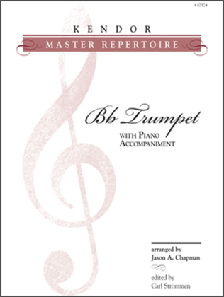 Book cover for Kendor Master Repertoire - Trumpet