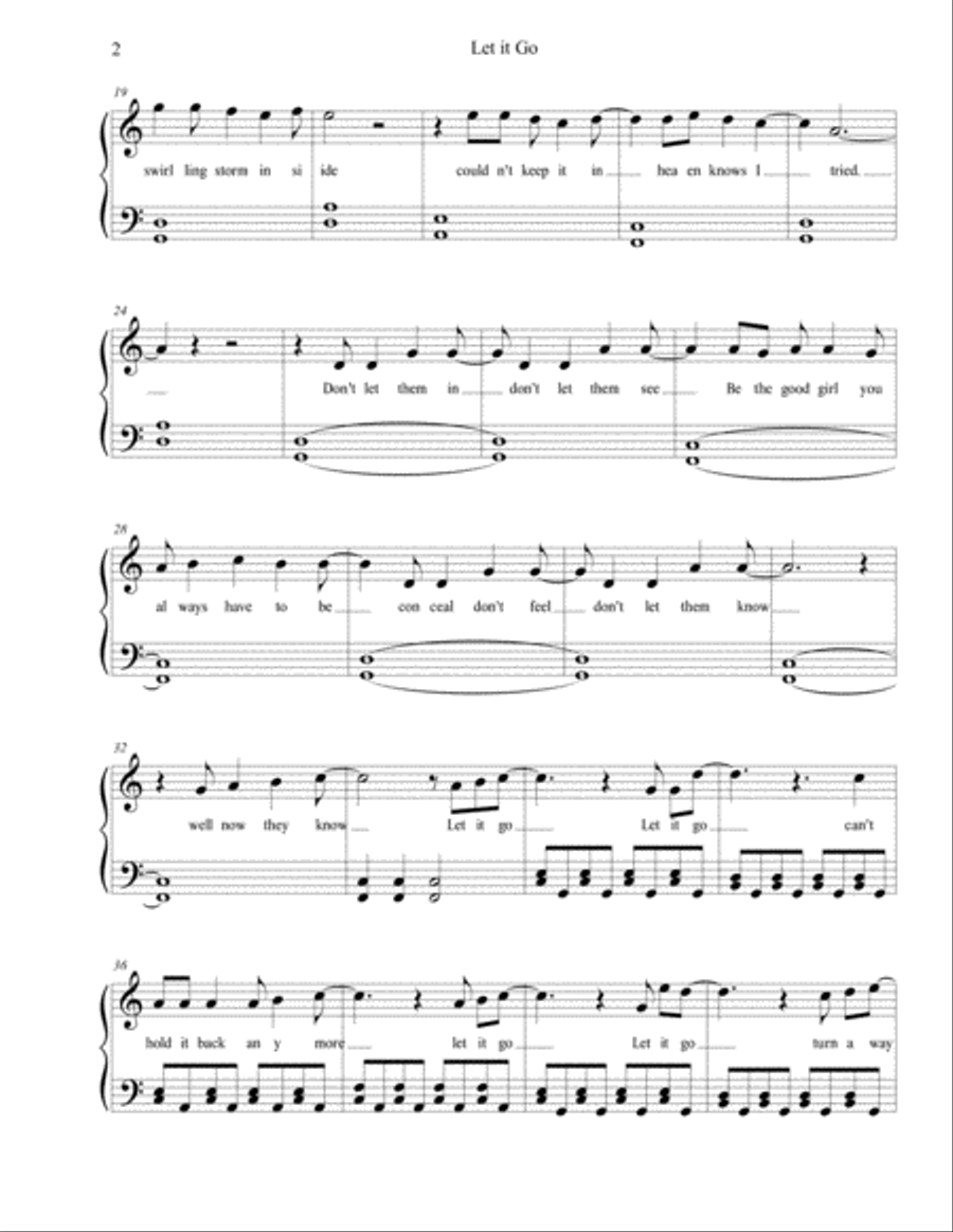 Let It Go (from Frozen)