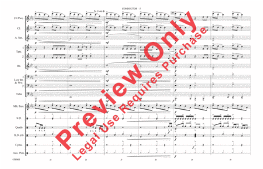 Dark Horse Marching Band scores gallery preview page 6