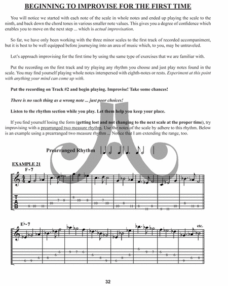 Volume 1 For Guitar - How To Play Jazz & Improvise image number null