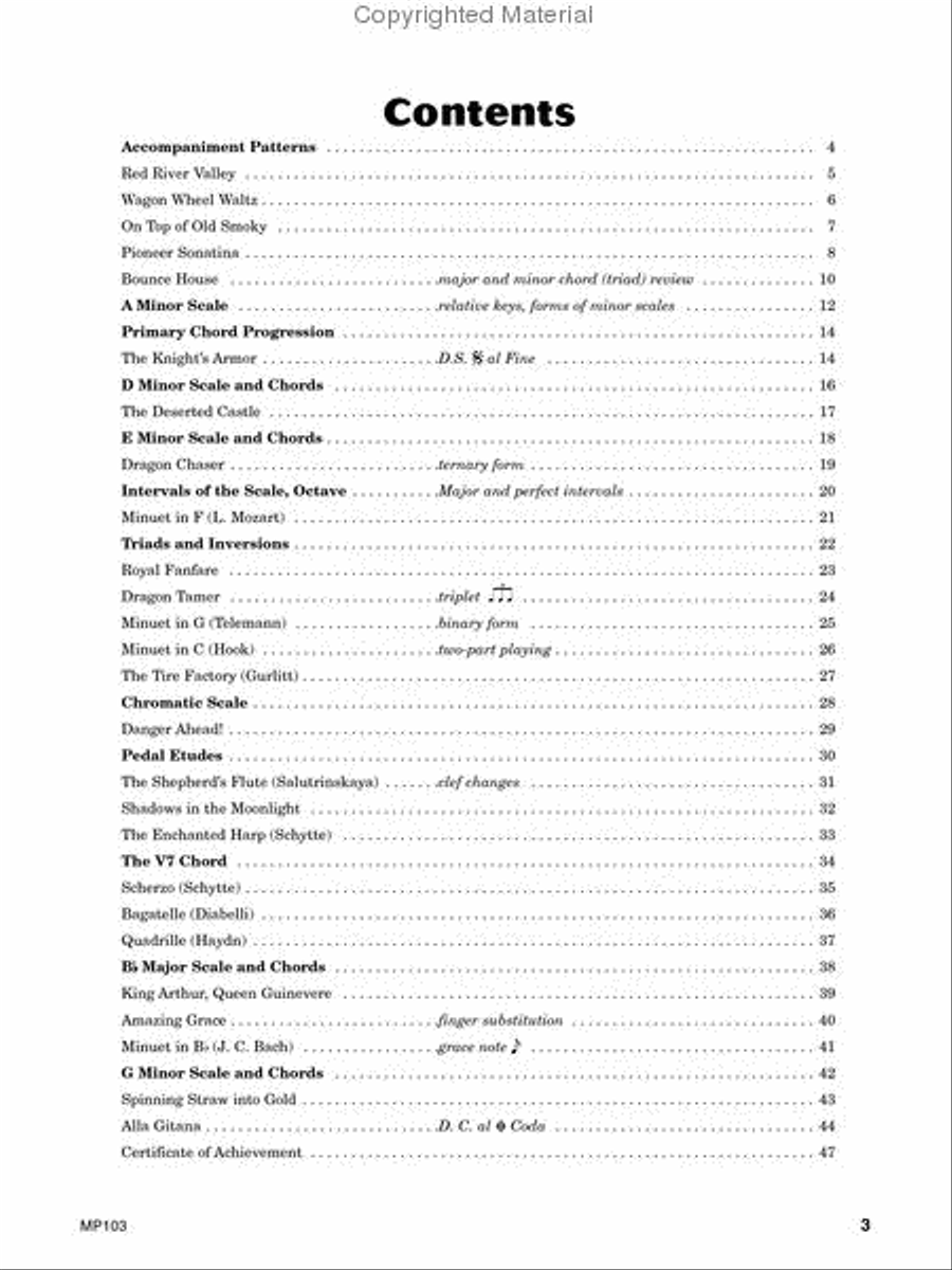 Piano Town, Lessons - Level 3 Piano Method scores gallery preview page 2