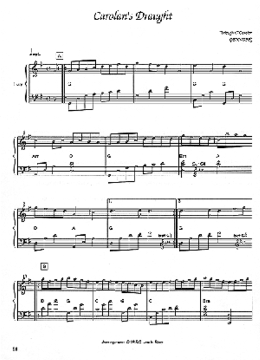Wedding Music for the Lever Harp Pedal Harp scores gallery preview page 3