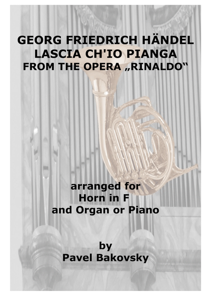 G. F. Händel: Lascia Ch'io Pianga from the opera "Rinaldo" image number null