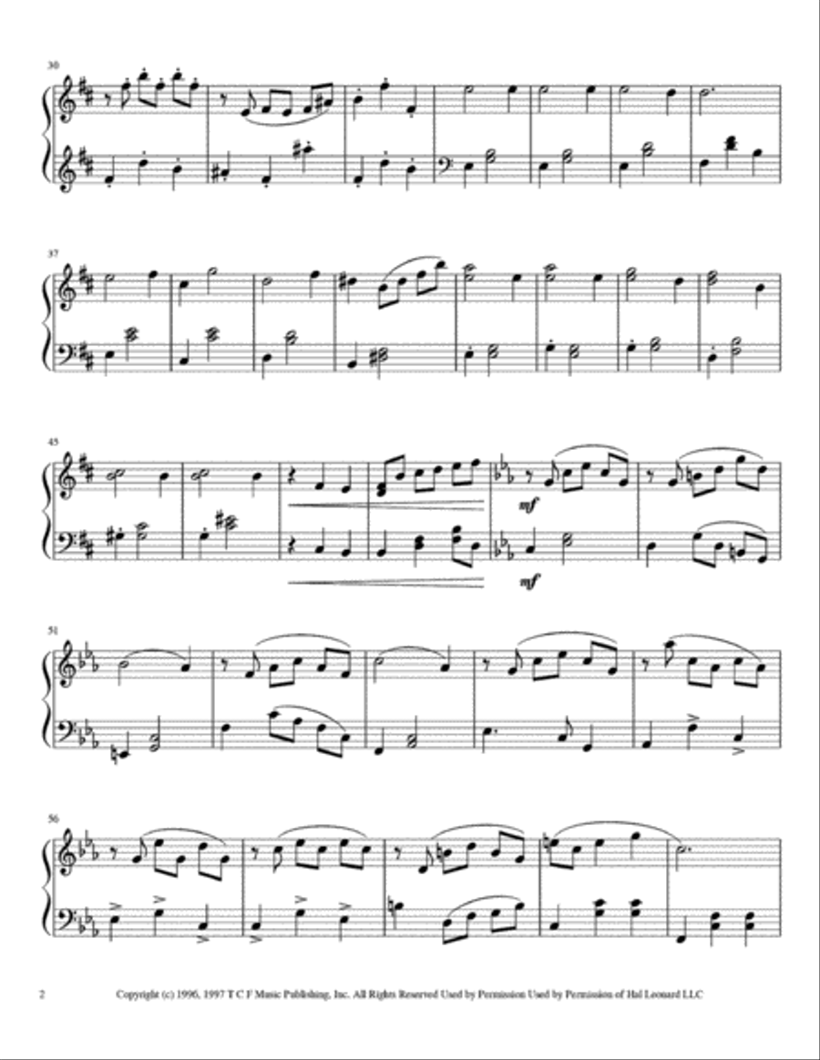 Once Upon A December from the Twentieth Century Fox Motion Picture ANASTASIA Flute Solo scores gallery preview page 4
