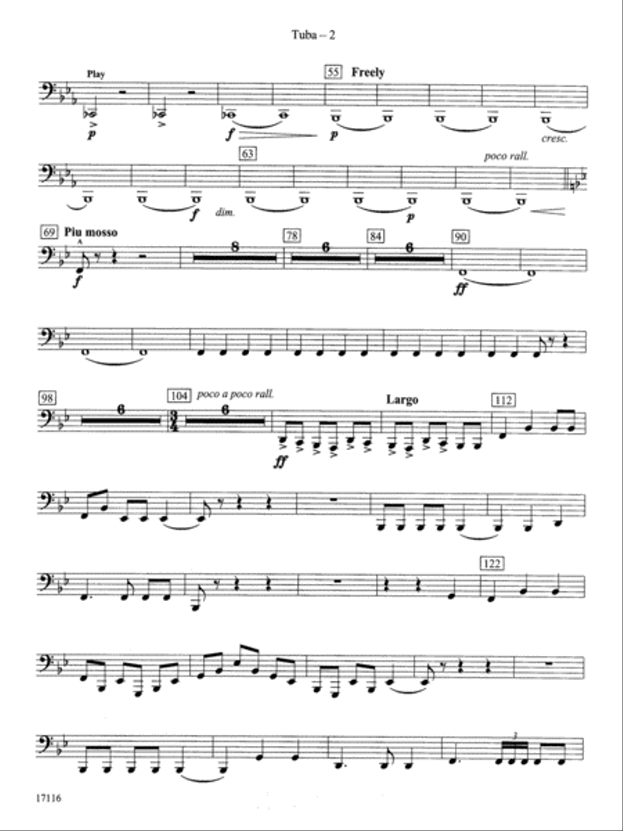 1812 Overture: Tuba 1812 Overture: Tuba Concert Band scores gallery preview page 2