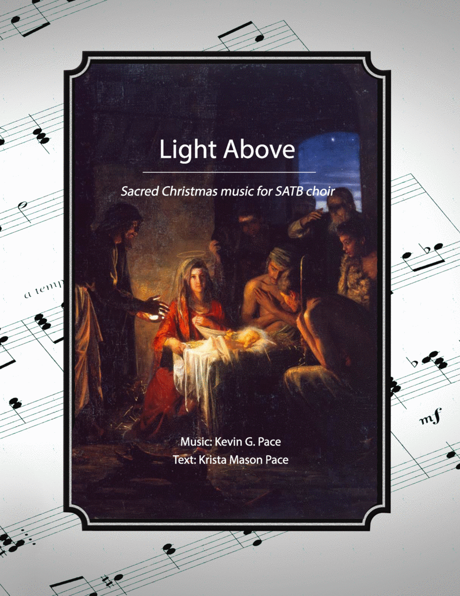 Light Above, sacred music for SATB choir image number null