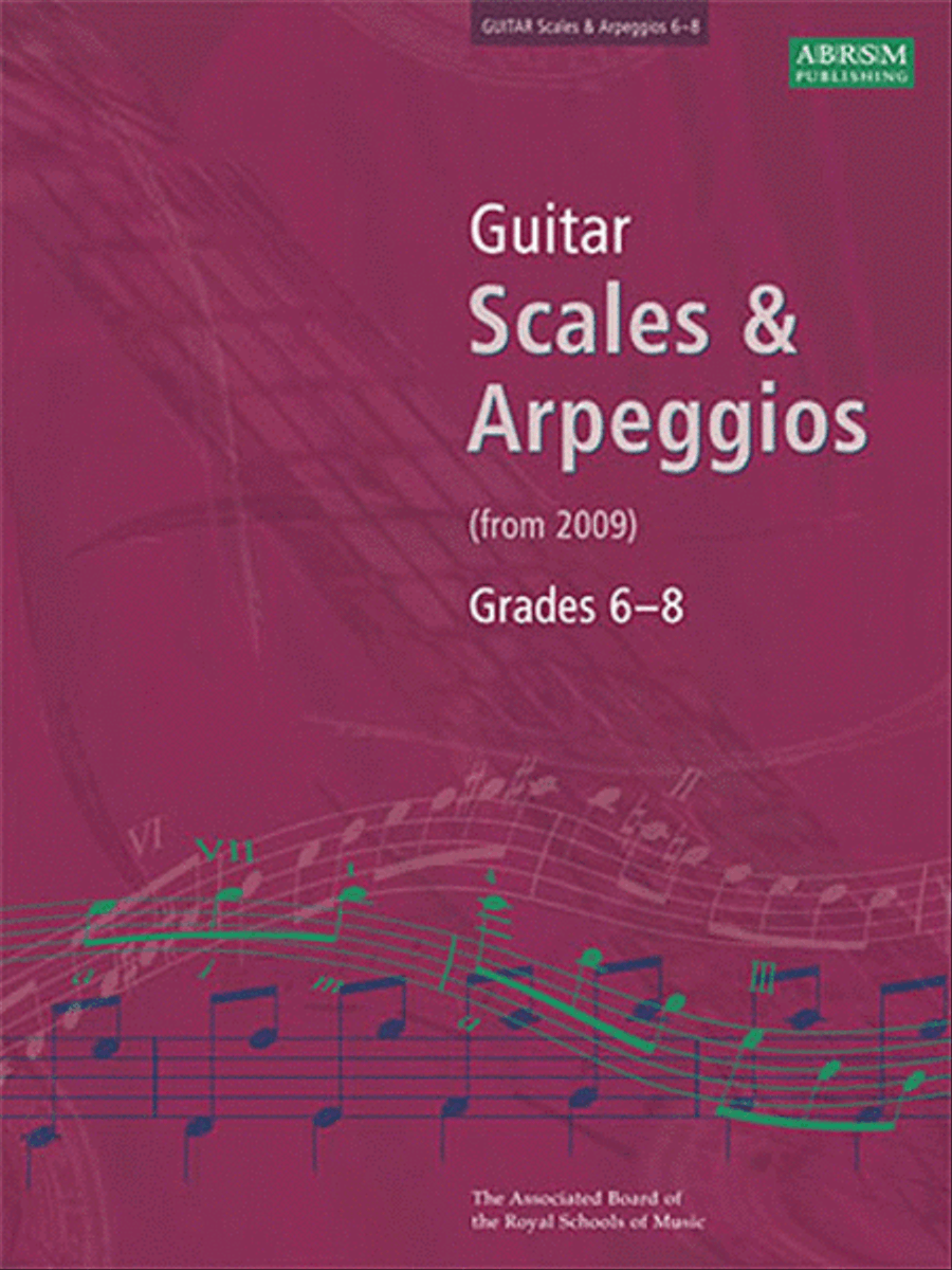 Guitar Scales and Arpeggios, Grades 6-8 Guitar scores gallery preview page 1
