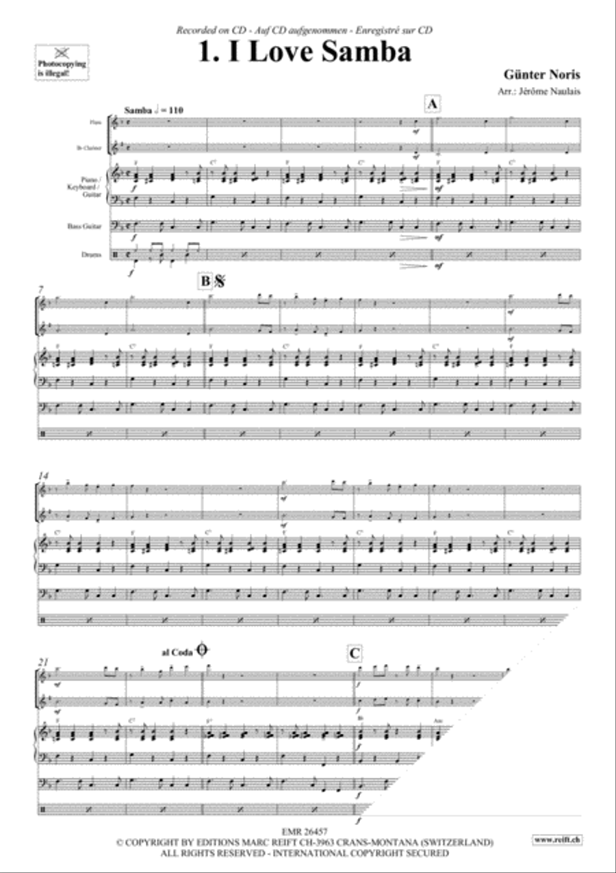 Let's Dance Volume 3 Let's Dance Volume 3 Woodwind Ensemble scores gallery preview page 3