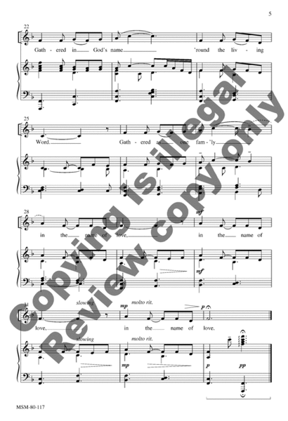 Gathered in God's Name (Cantor/Choral Score) image number null